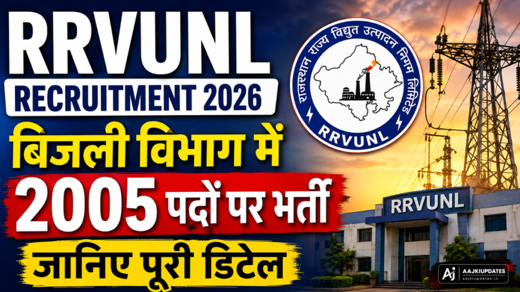 RRVUNL Recruitment 2026