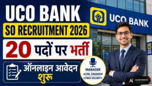 UCO Bank SO Recruitment 2026